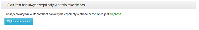 Strefa Stan kont bankowych Strefa Stan kont bankowych